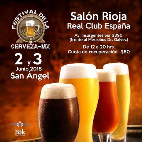 Festival de la Cerveza Mx- Salón Rioja- Banner-