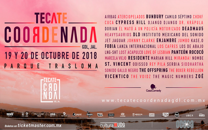 Llega el Festival Tecate Coordenada