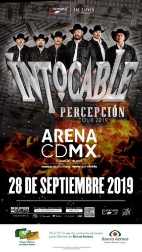 INTOCABLE regresa a México - 28 de Septiembre a la Arena CDMX