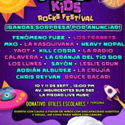 La Pieda live Music presenta  Cosmos Kids Rocks Festival, rock con causa