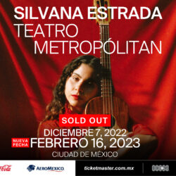 Silvana Estrada se subirá por segunda vez al escenario del Metropólitana