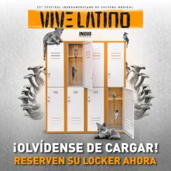 Locker por día y abono del Vive Latino 2023