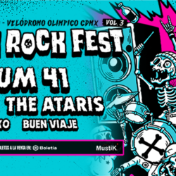 ¡Sum 41 por última vez en México! Checa las bandotas del Punk Rock Fest 2024.