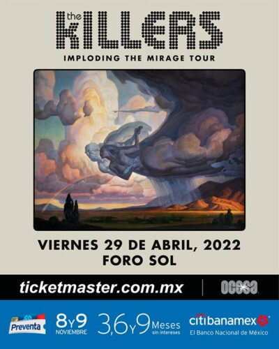 THE KILLERS PRESENTARA “IMPLODING THE MIRAGE TOUR” EN MEXICO