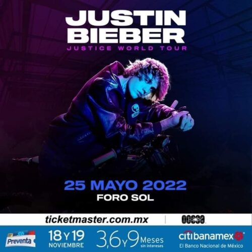 ¡Believers! , Justin Bieber regresa a México con su Justice World Tour.
