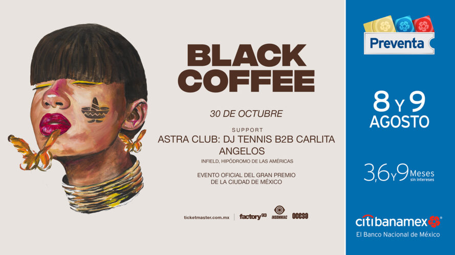 Black Coffee  llegara al Hipodromo de las Americas
