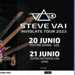 El virtuoso Steve Vai llega México
